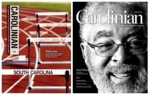 University of South Carolina’s Carolinian, before and after their magazine redesign.